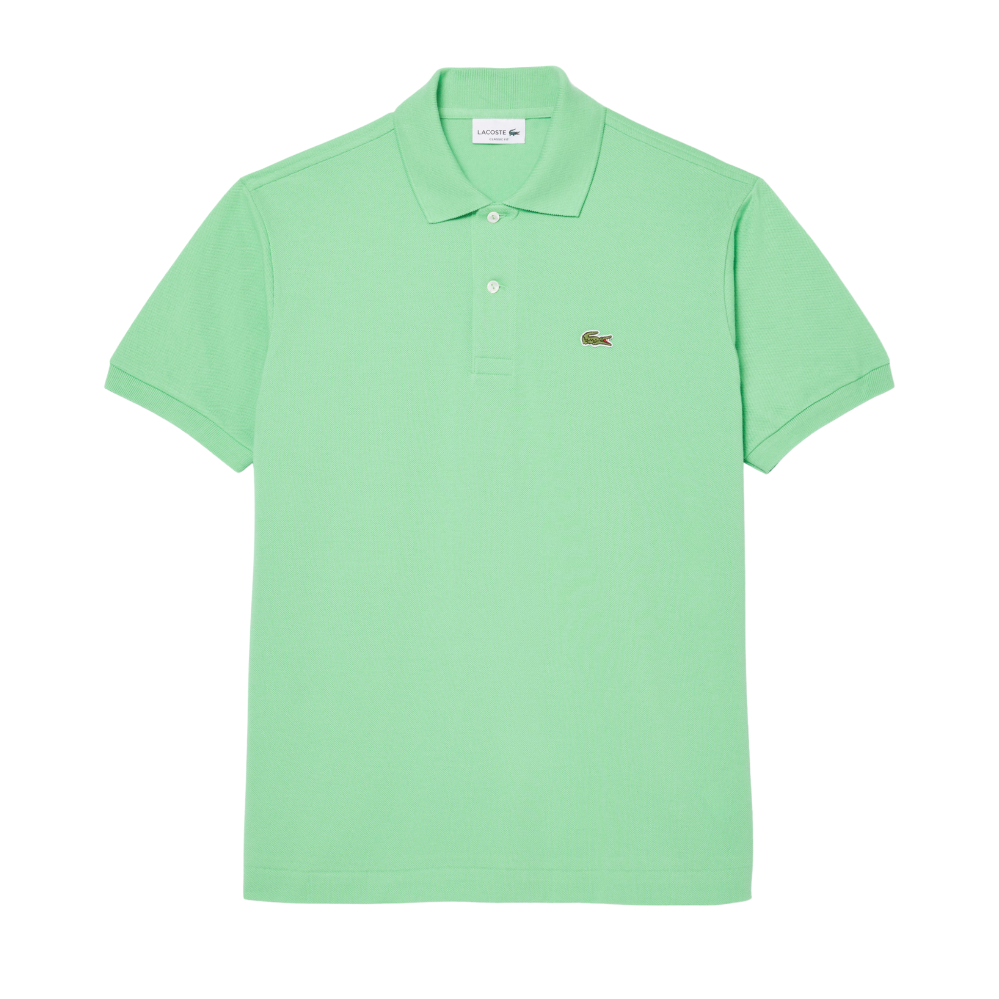 Mens Lacoste Lime Original L.12.12 S/s Polo Shirt