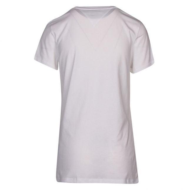 Womens White Essential Graphic S/s T Shirt