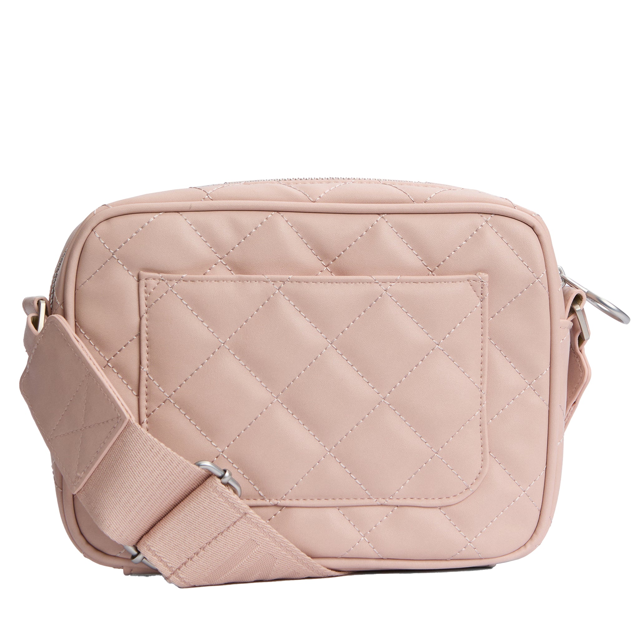 Womens Barbour International Pale Mauve Quilted Sloane Crossbody Bag