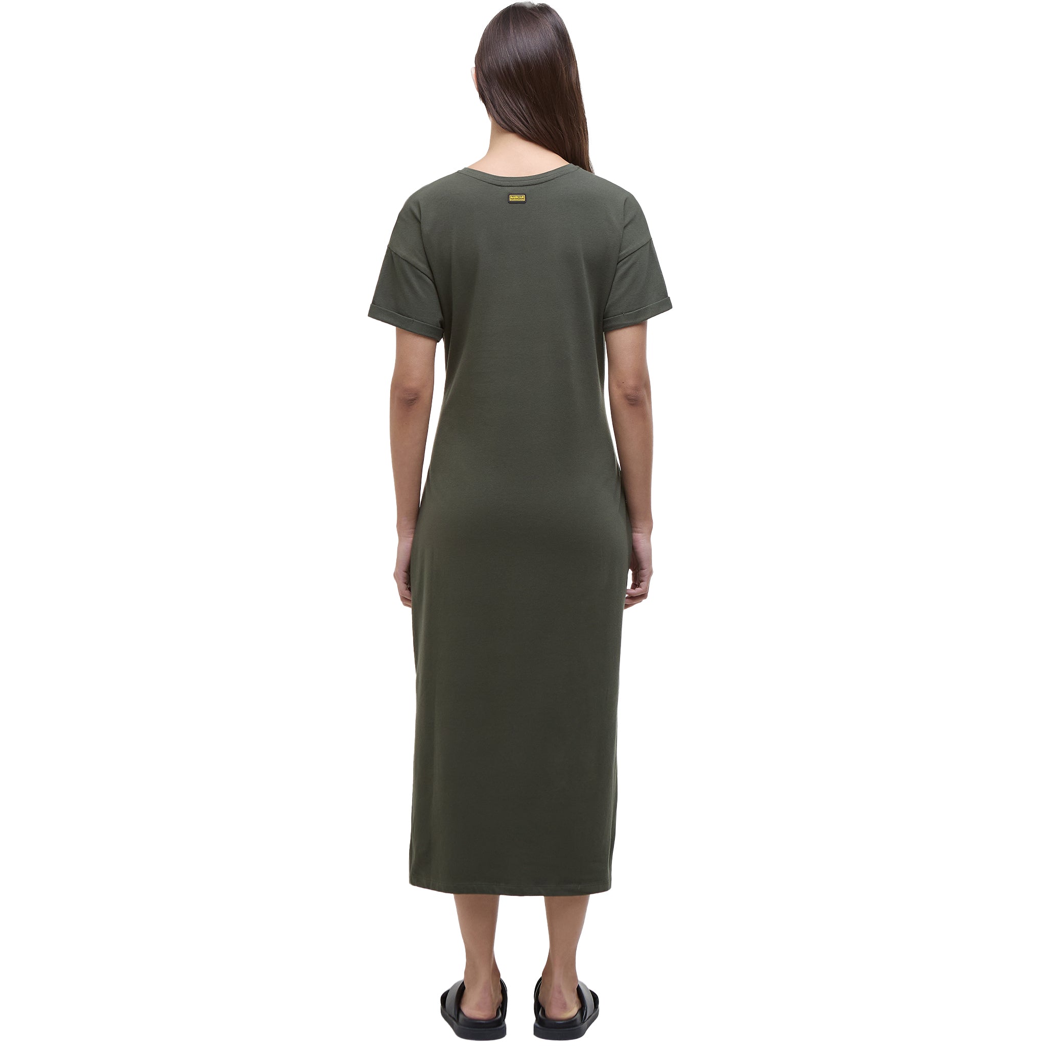 Womens Barbour International Envy Green Whitson Midi Dress