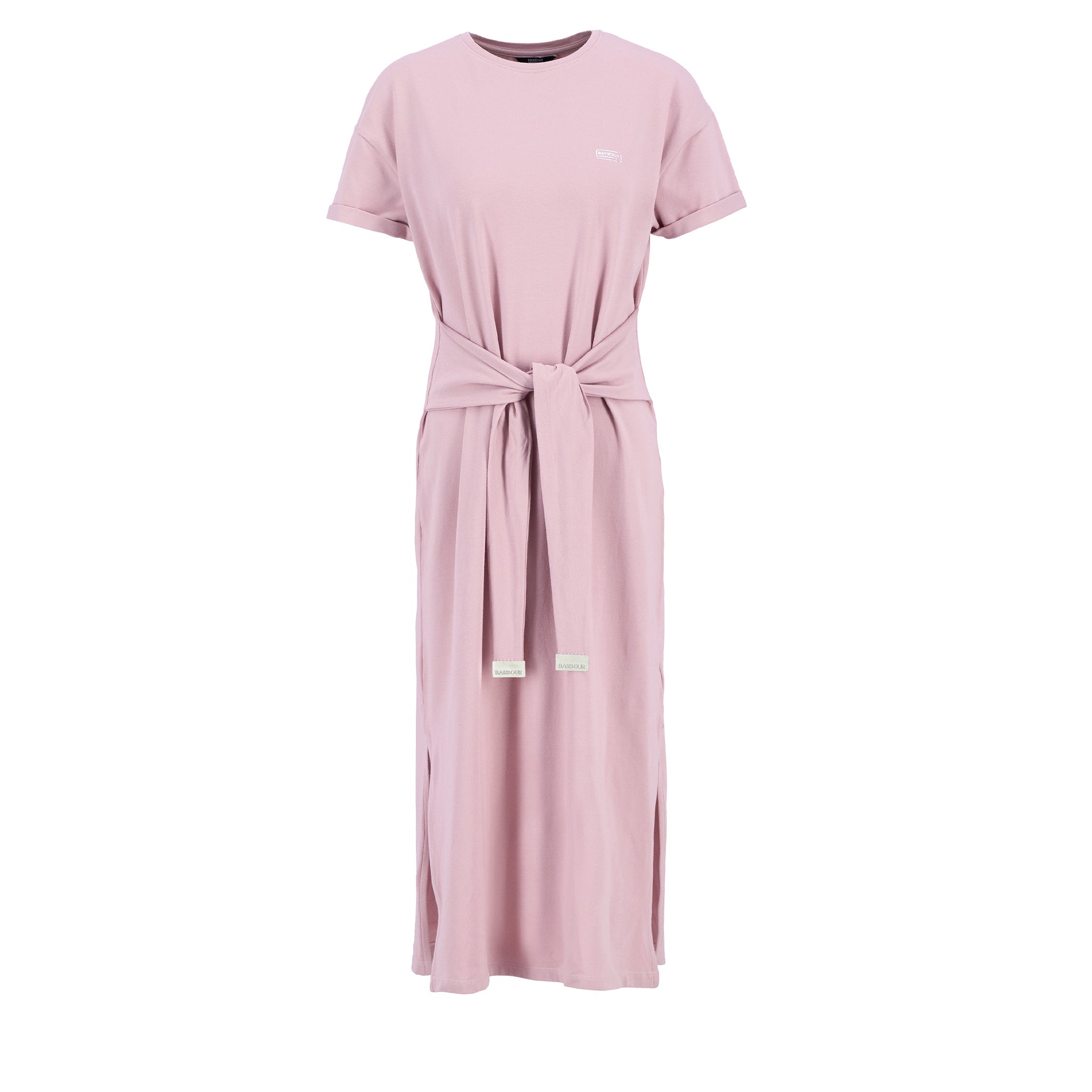 Womens Barbour International Pale Mauve Whitson Midi Dress