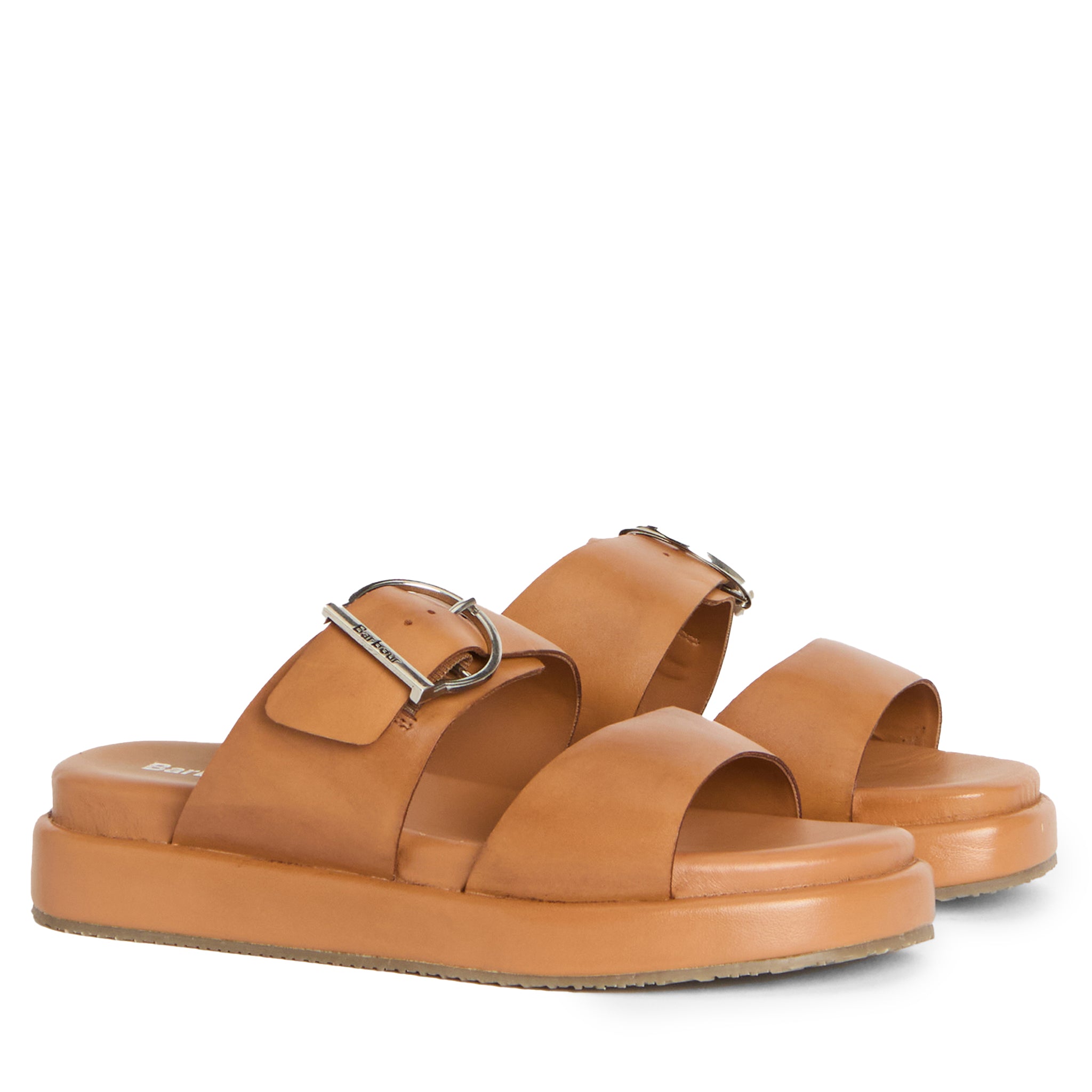 Womens Barbour Tan Adele Sandals