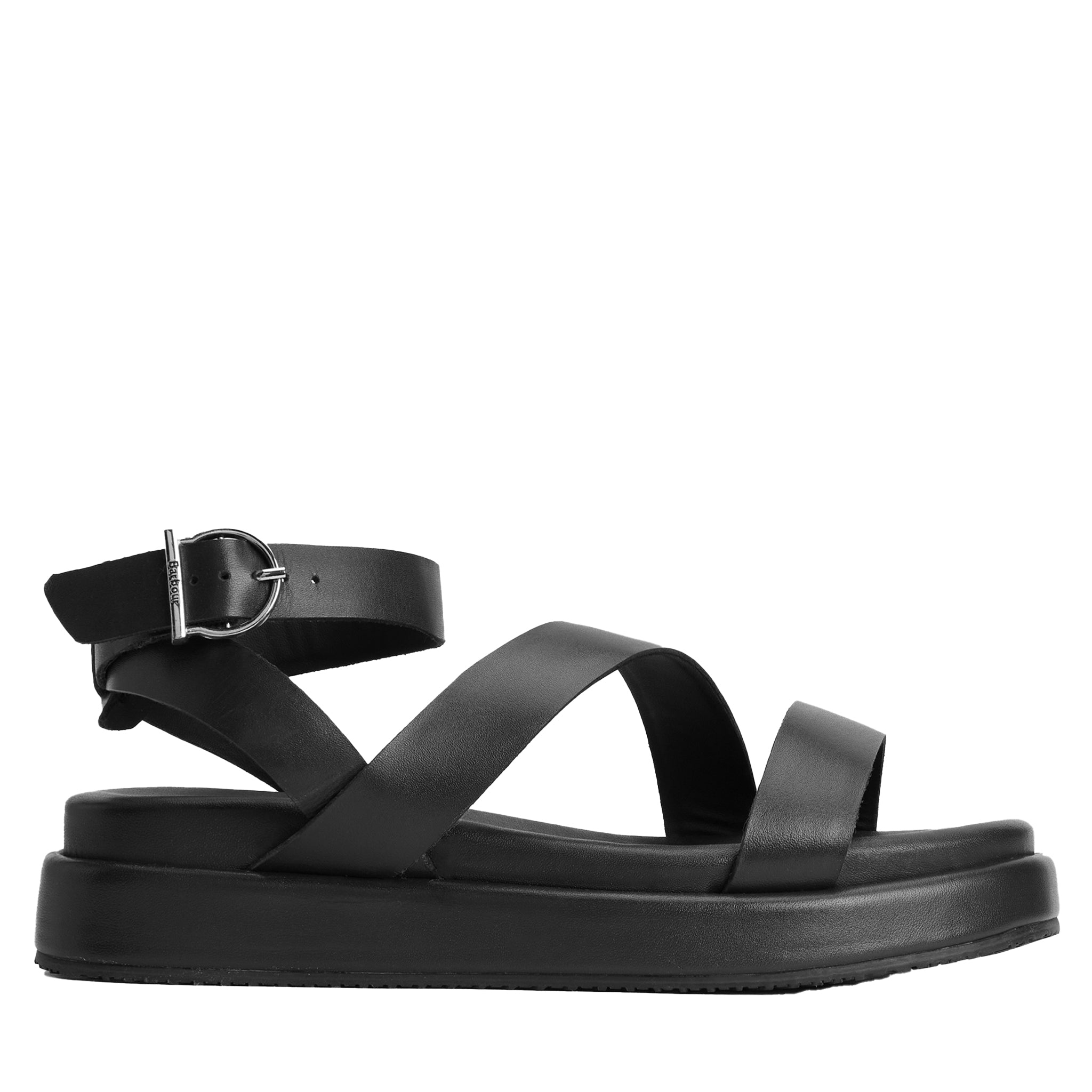 Womens Barbour Black Ivy Sandals