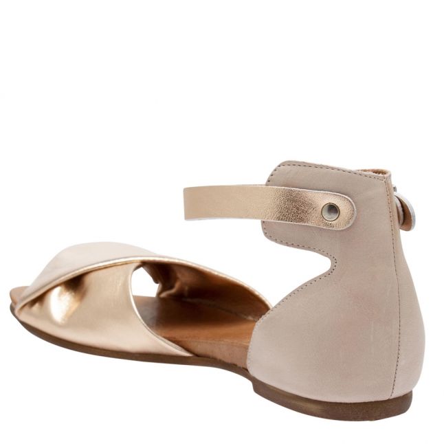 Womens Light Pink Nobello Leather Sandals