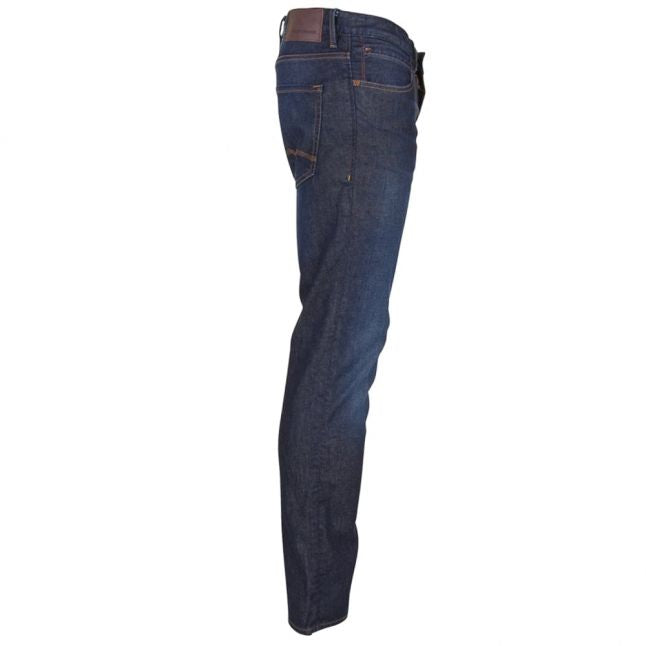 Mens Blue Orange24 Regular Fit Jeans