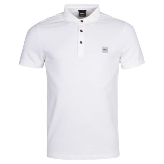 Casual Mens White Passenger S/s Polo Shirt