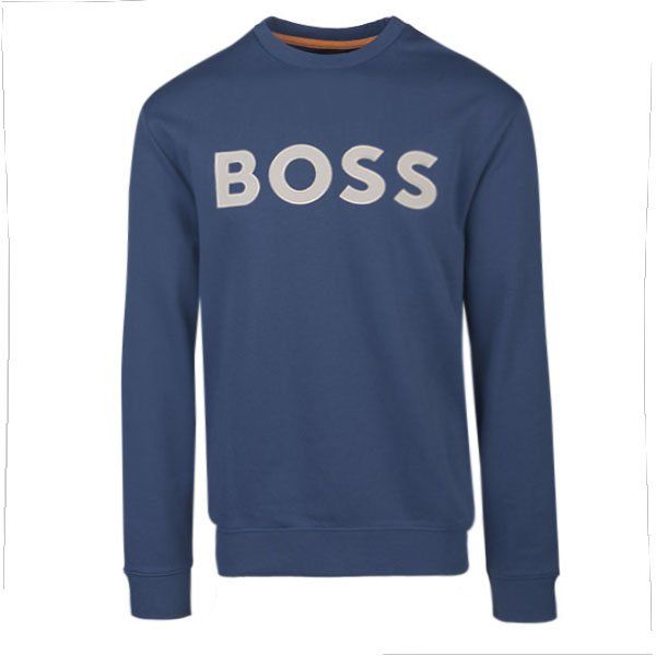 Mens Navy Wecirclogo Crew Sweatshirt