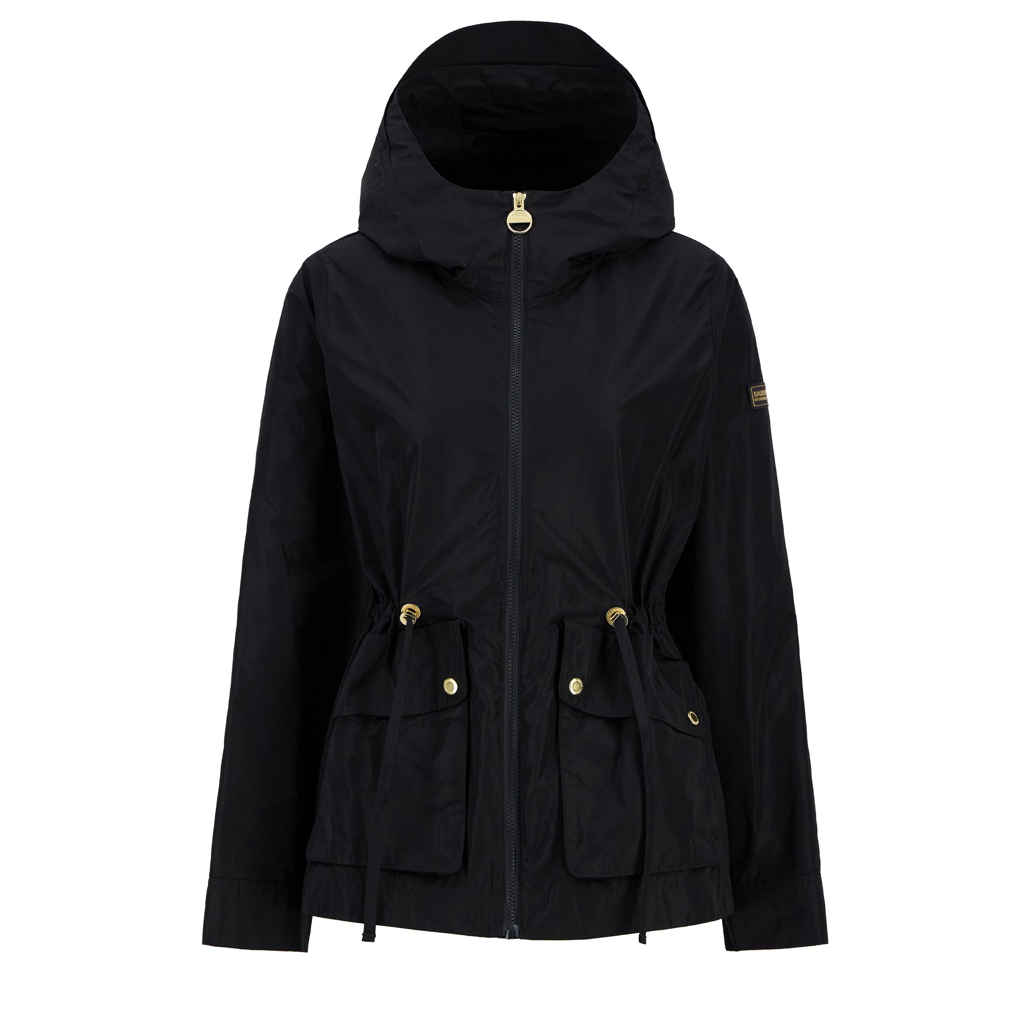 Womens Barbour International Black Piper Showerproof Jacket