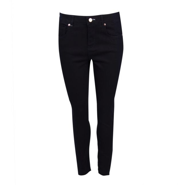 Womens Dark Blue Meki Two Tone Panel Skinny Jeans