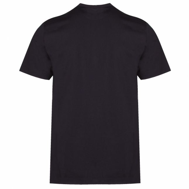 Mens Black Logo Rose Regular Fit S/s T Shirt