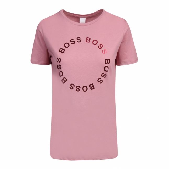 Casual Womens Dusky Pink Terini Logo S/s T Shirt