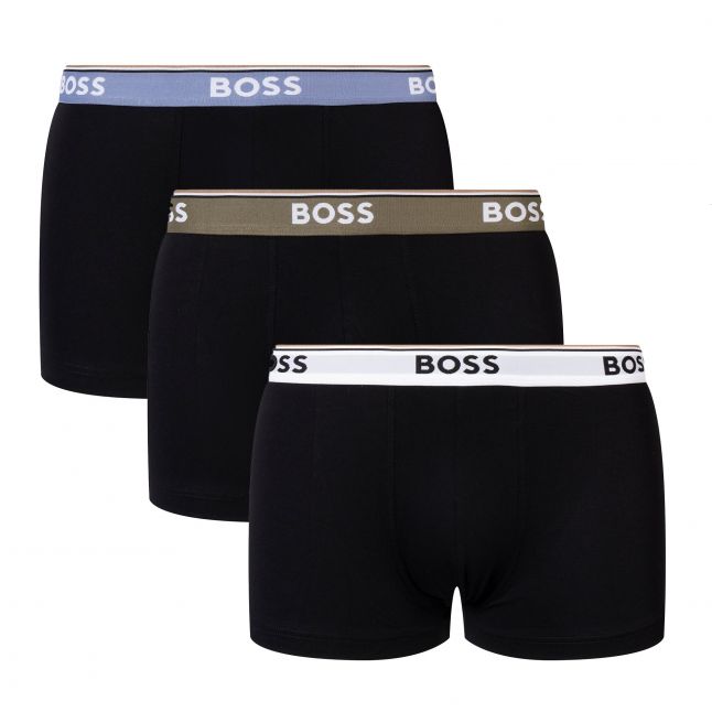 Mens Black Trunk 3PK Power