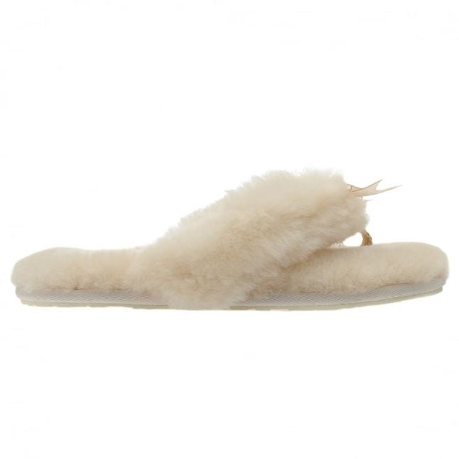 Womens Natural Fluff Flip Flop II Slippers