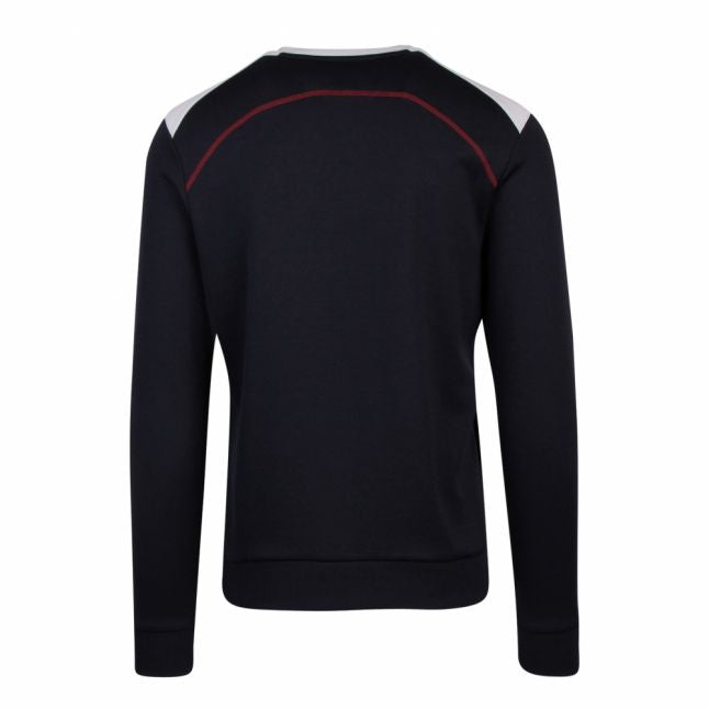 Athleisure Mens Navy Salbo Crew Sweat Top