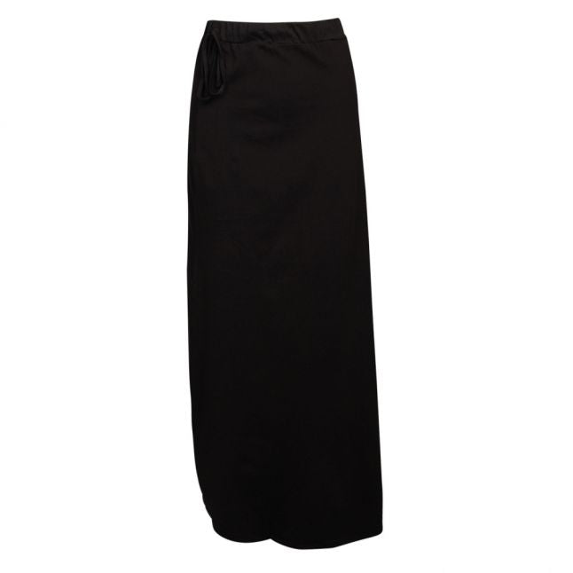 Womens Black Jersey Maxi Skirt