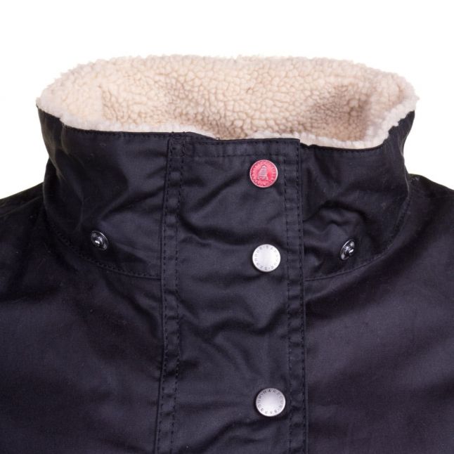 Lifestyle Womens Navy Crevasse Waxed Jacket