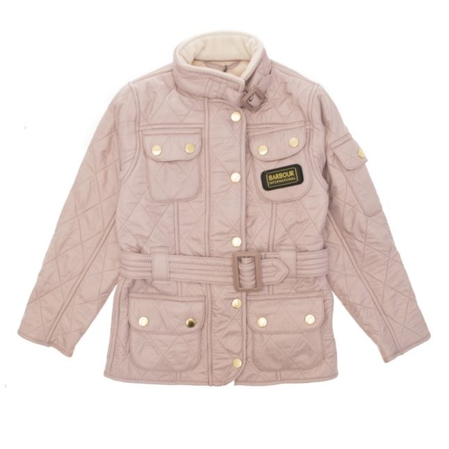 Girls Latte International Quilted Jacket