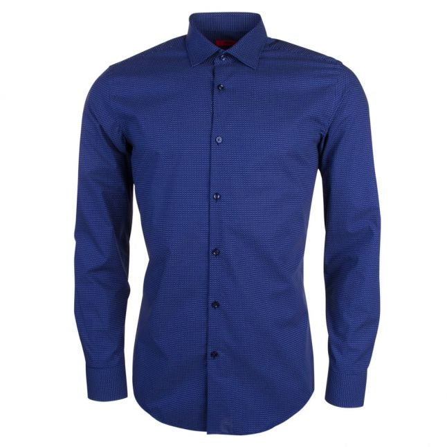 Mens Navy C-Jenno Slim L/s Shirt