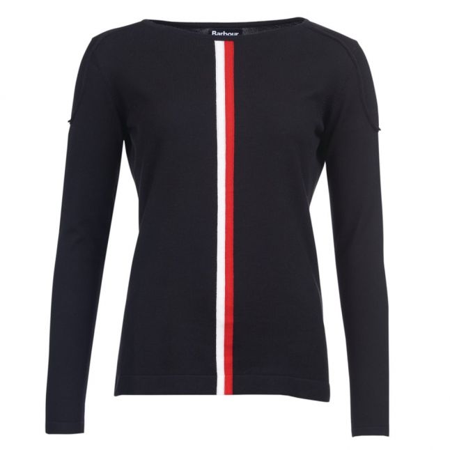 Womens Black Byway Knitted Top