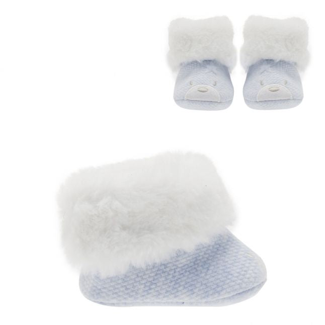 Baby Sky Soft Bear Booties