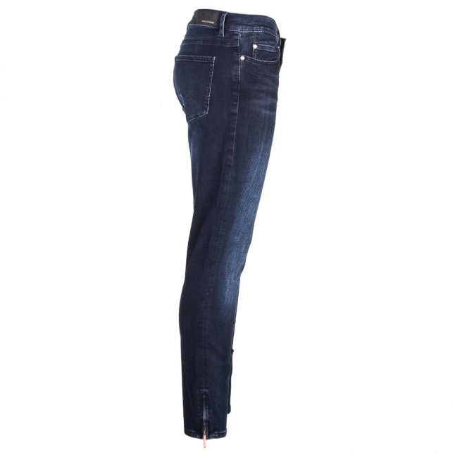 Womens Dark Blue Wash J10 Irvine Coated Slim Fit Jeans