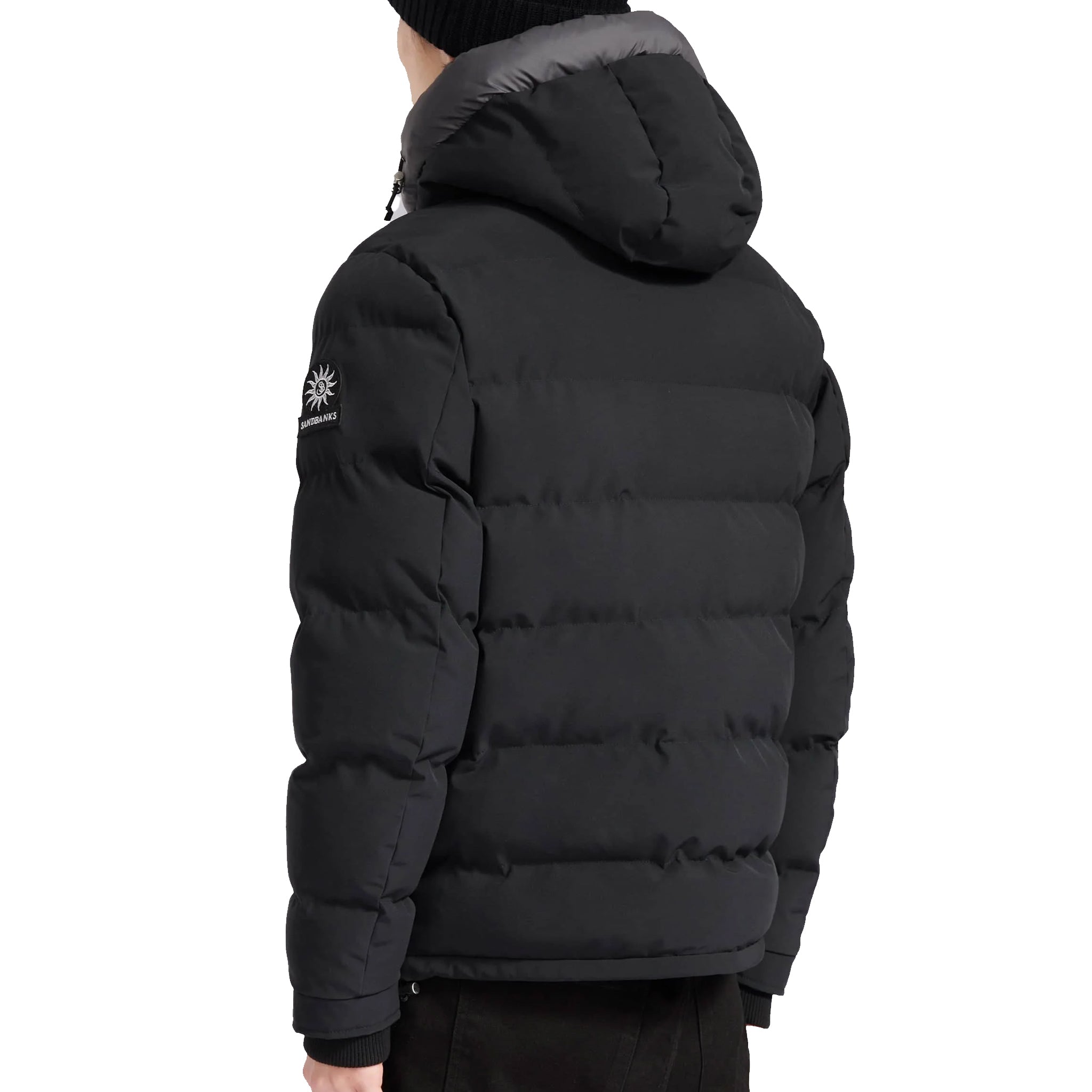 Mens Sandbanks Black Banks Padded Jacket