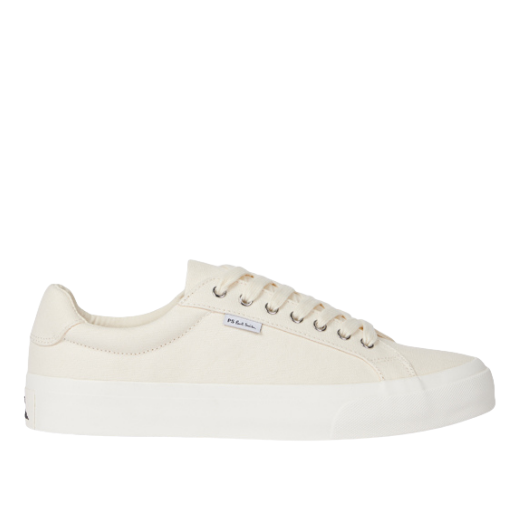 Mens Paul Smith Off White Amos Canvas Trainers