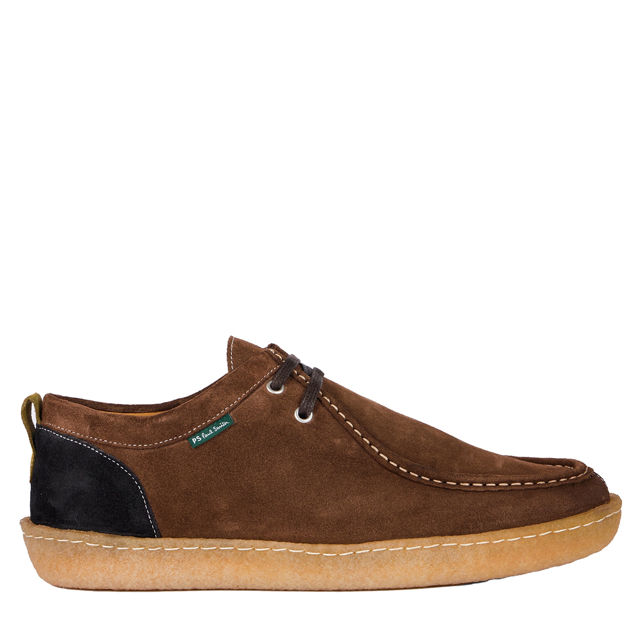 Mens Paul Smith Dark Brown Buster Suede Shoes