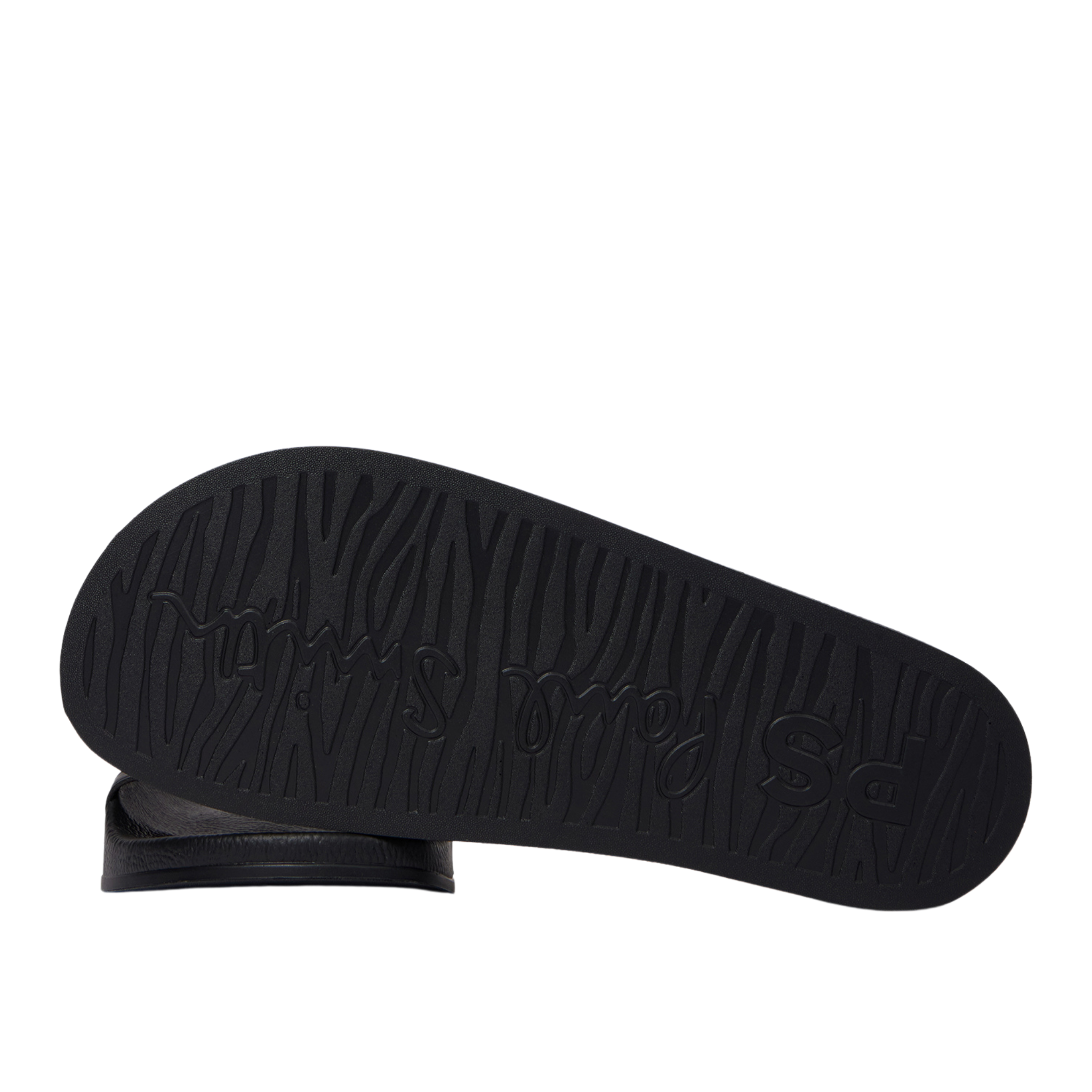 Mens Paul Smith Black Zed Zebra Slides