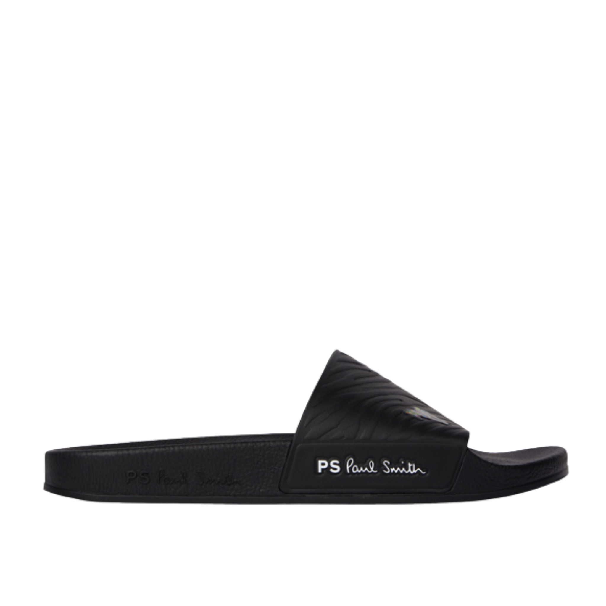 Mens Paul Smith Black Zed Zebra Slides