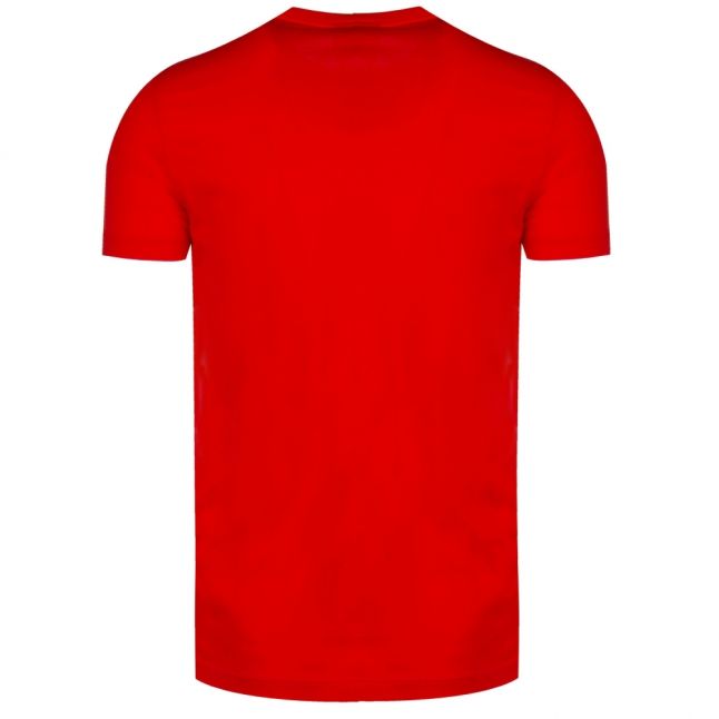 Mens Coral Big Eagle Logo S/s T Shirt