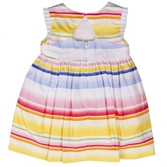 Girls Yellow Striped Dress