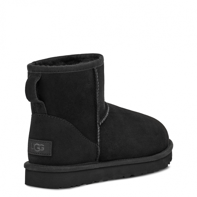 Womens UGG Black Classic Mini II Boots