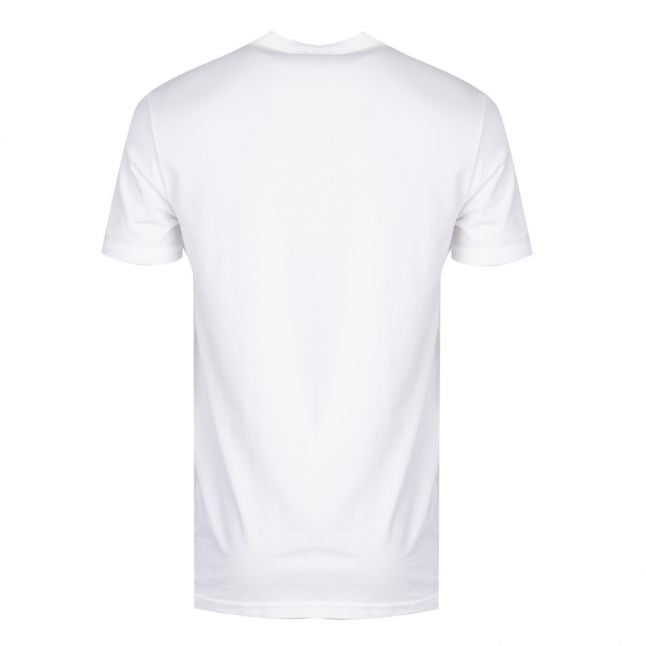 Mens White Maple Arm S/s T Shirt