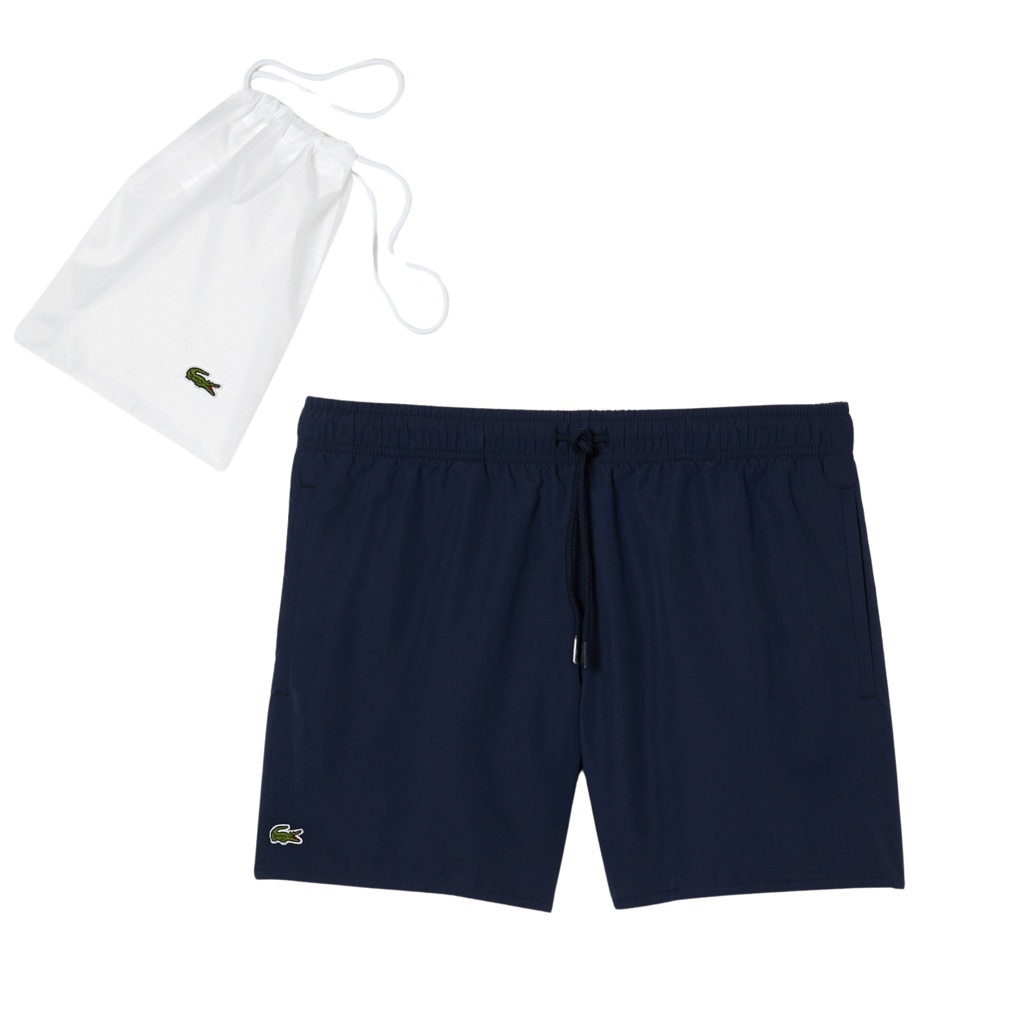 Mens Lacoste Navy Blue Classic Swim Shorts