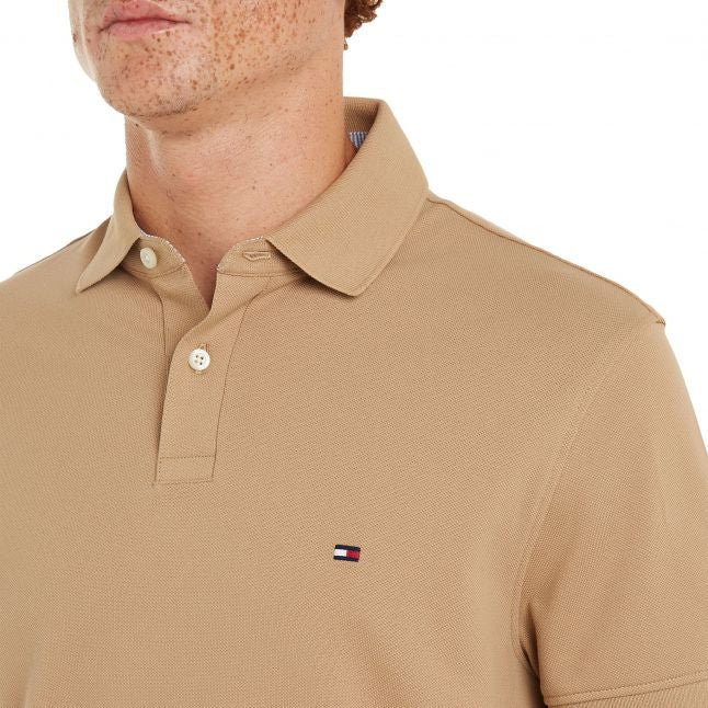 Mens Classic Khaki 1985 Regular Fit S/s Polo