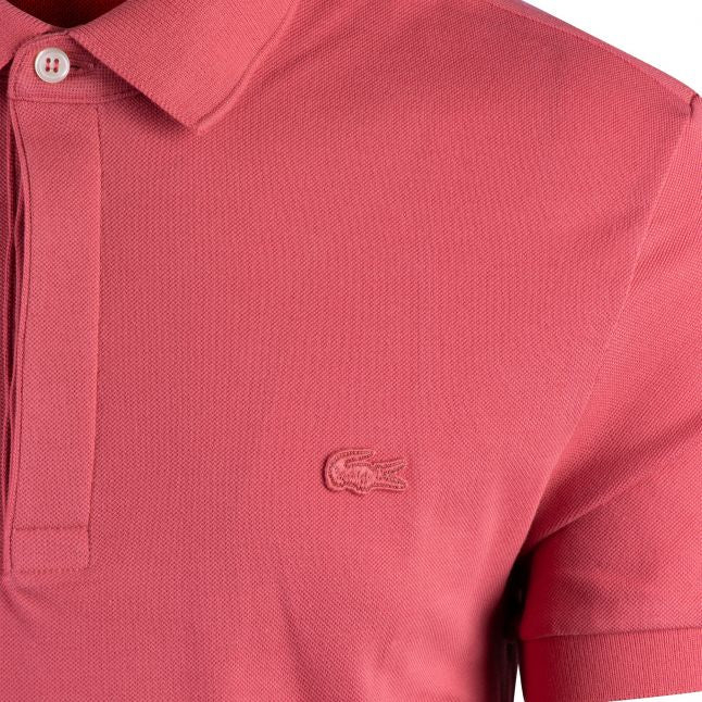 Mens Sierra Red Paris Regular Fit S/s Polo Shirt