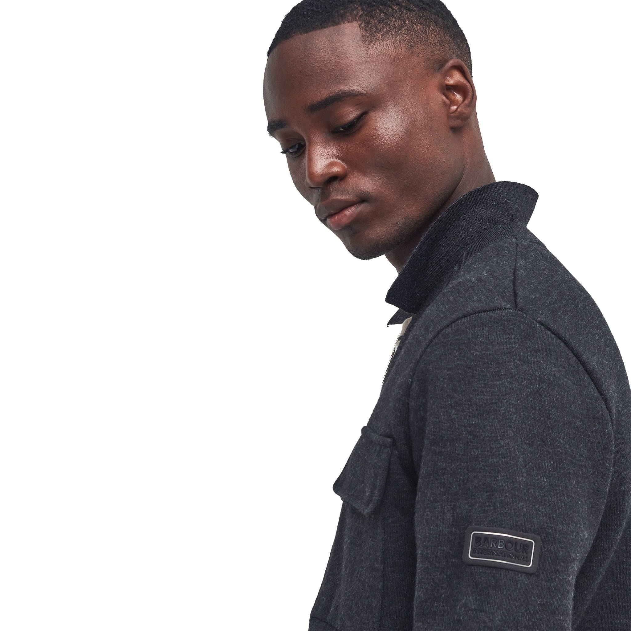 Barbour zip through cardigan online