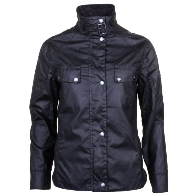 Womens Black Atomizer Waxed Jacket