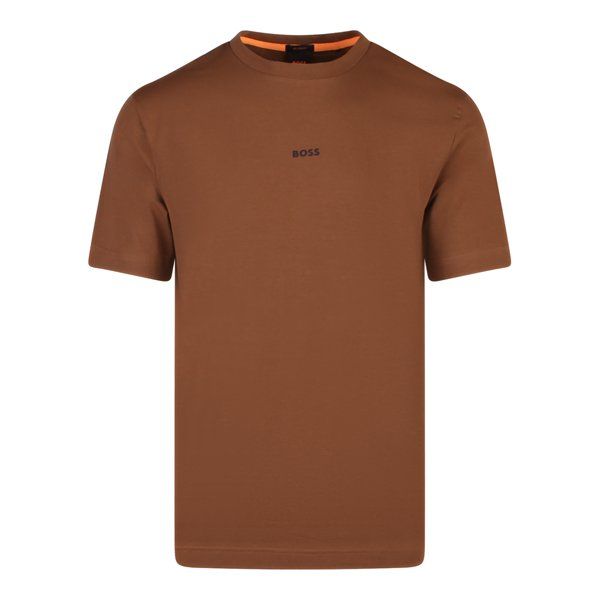 Mens Medium Brown Tchup Small Logo S/s T Shirt