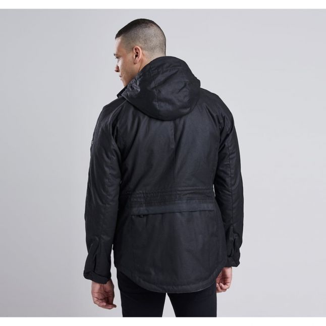 Mens Black Delta Waxed Jacket