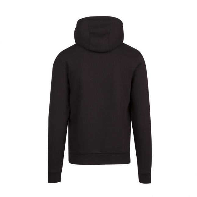 Mens Black Basic Hooded Sweat Top