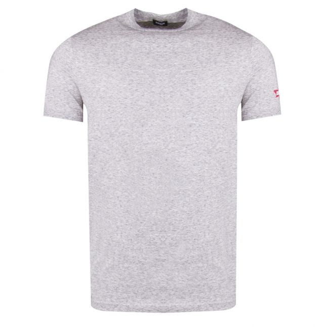 Mens Grey Mel Maple Arm S/s T Shirt