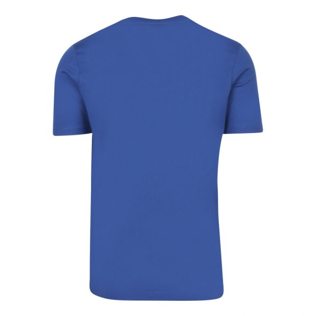 Mens Mid Blue Tonal Logo Custom Fit S/s T Shirt