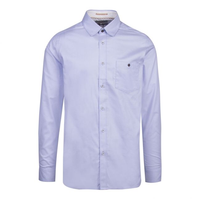 Mens Blue Yesway Oxford L/s Shirt