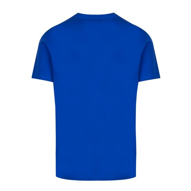 Mens Blue Big Logo Beach Regular Fit S/s T Shirt