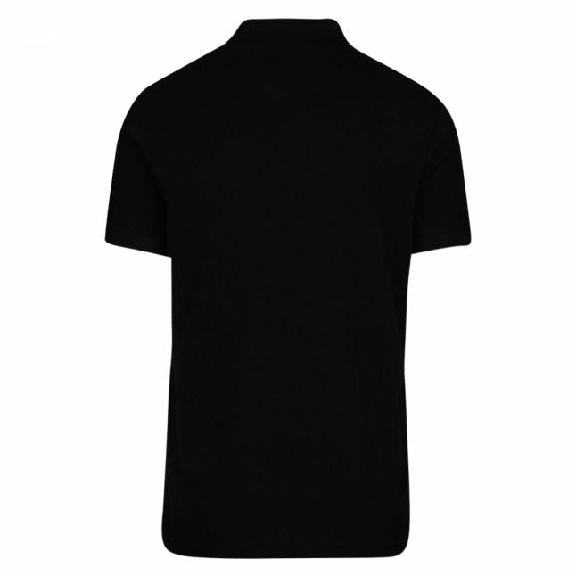 Mens Black Driver S/s Polo Shirt