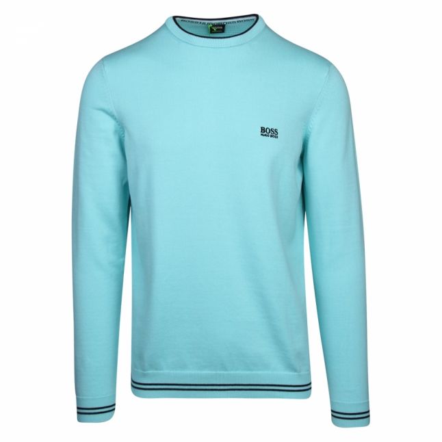 Athleisure Mens Mint Rimex Crew Neck Knitted Jumper