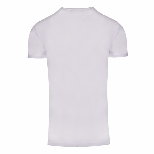 Mens White Front Logo S/s T Shirt