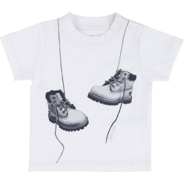 Baby White Boots S/s T Shirt